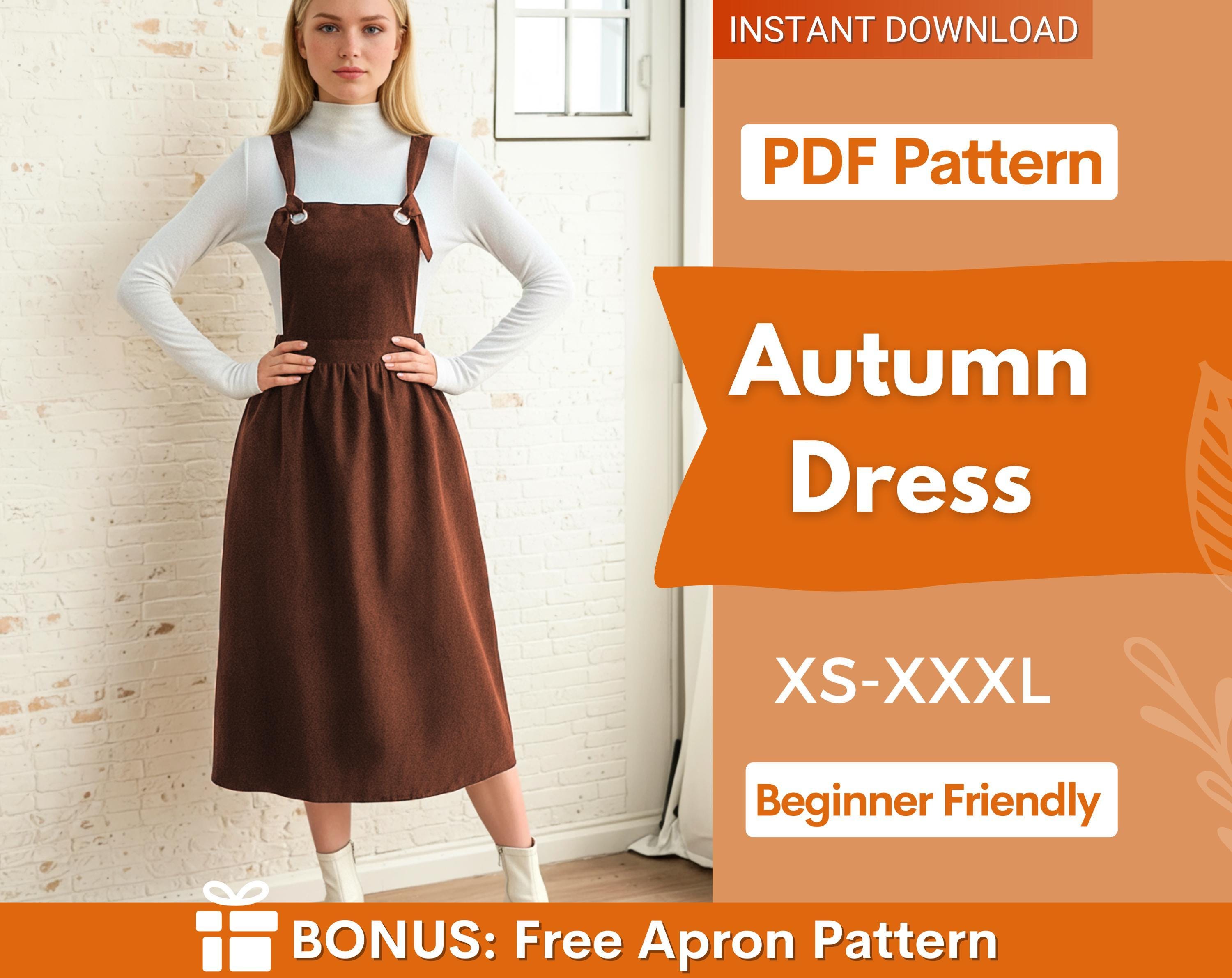 Pinafore Dress Sewing Pattern | Dress Pattern | Sewing Patterns | Women Dress Pattern | Women pattern | Jumper Dress, Pinafore Dress IndiePattern Pinafore Dress Sewing Pattern | Dress Pattern | Sewing Patterns | Women Dress Pattern | Women pattern | Jumper Dress, Pinafore Dress IndiePattern