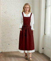 Apron Sewing Pattern | XS-XXXL | Pinafore Dress Pattern | Easy Apron Pattern | Dress Sewing Pattern | Easy Beginner Apron | Women Pattern