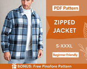 Zipped Jacket at Indie Pattern in USA