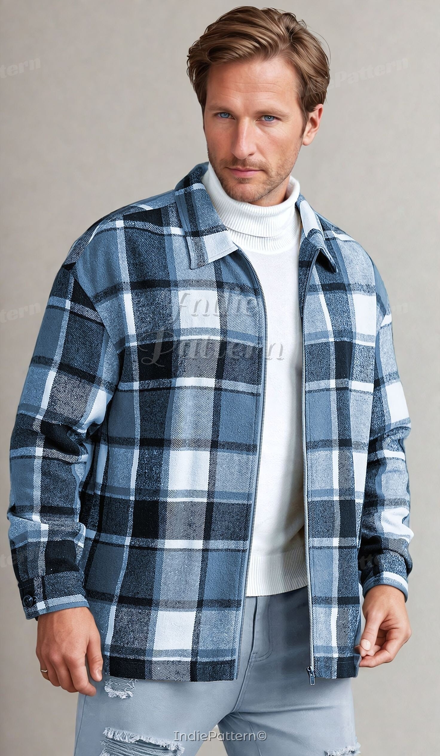 Zipped Jacket at Indie Pattern in USA