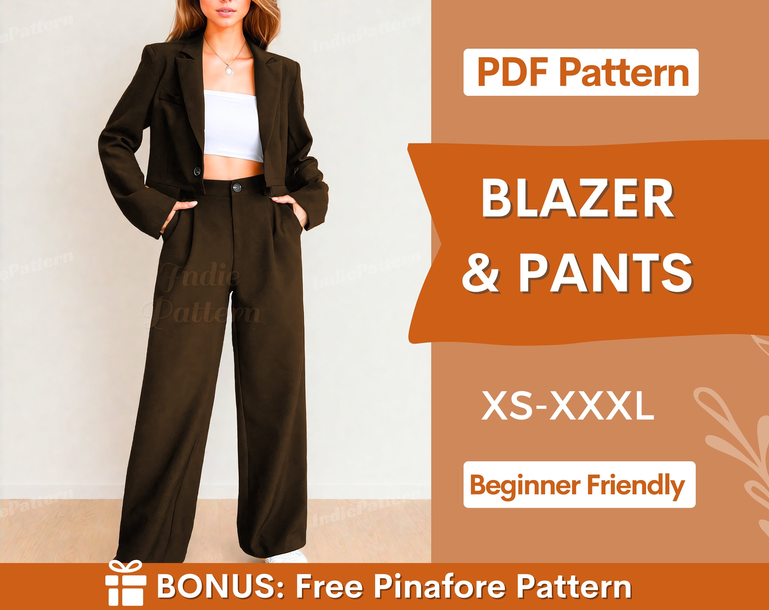 Blazer & Pants  at Indie Pattern in USA