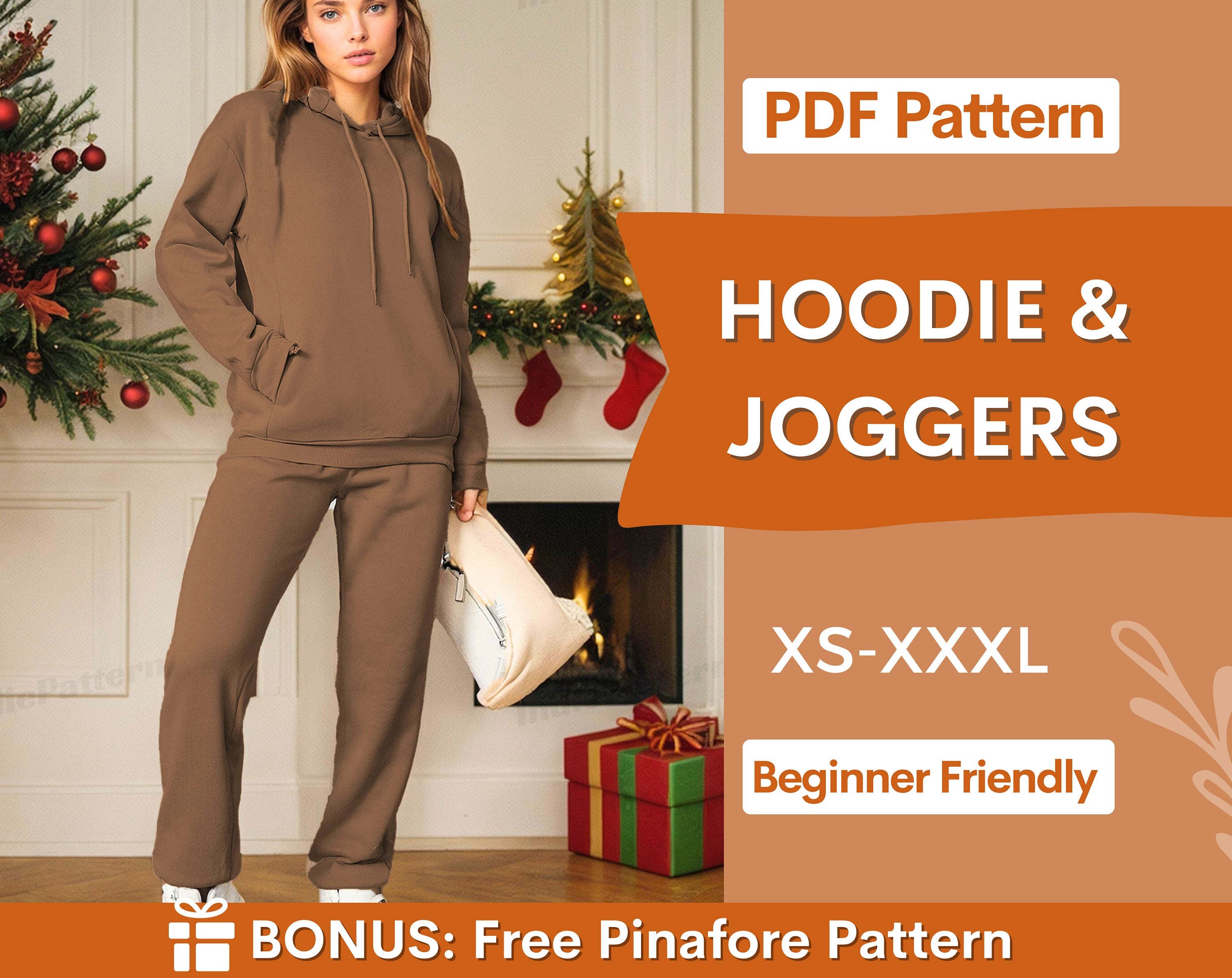 Hoodie & Joggers Sewing Pattern – Cozy Loungewear Set