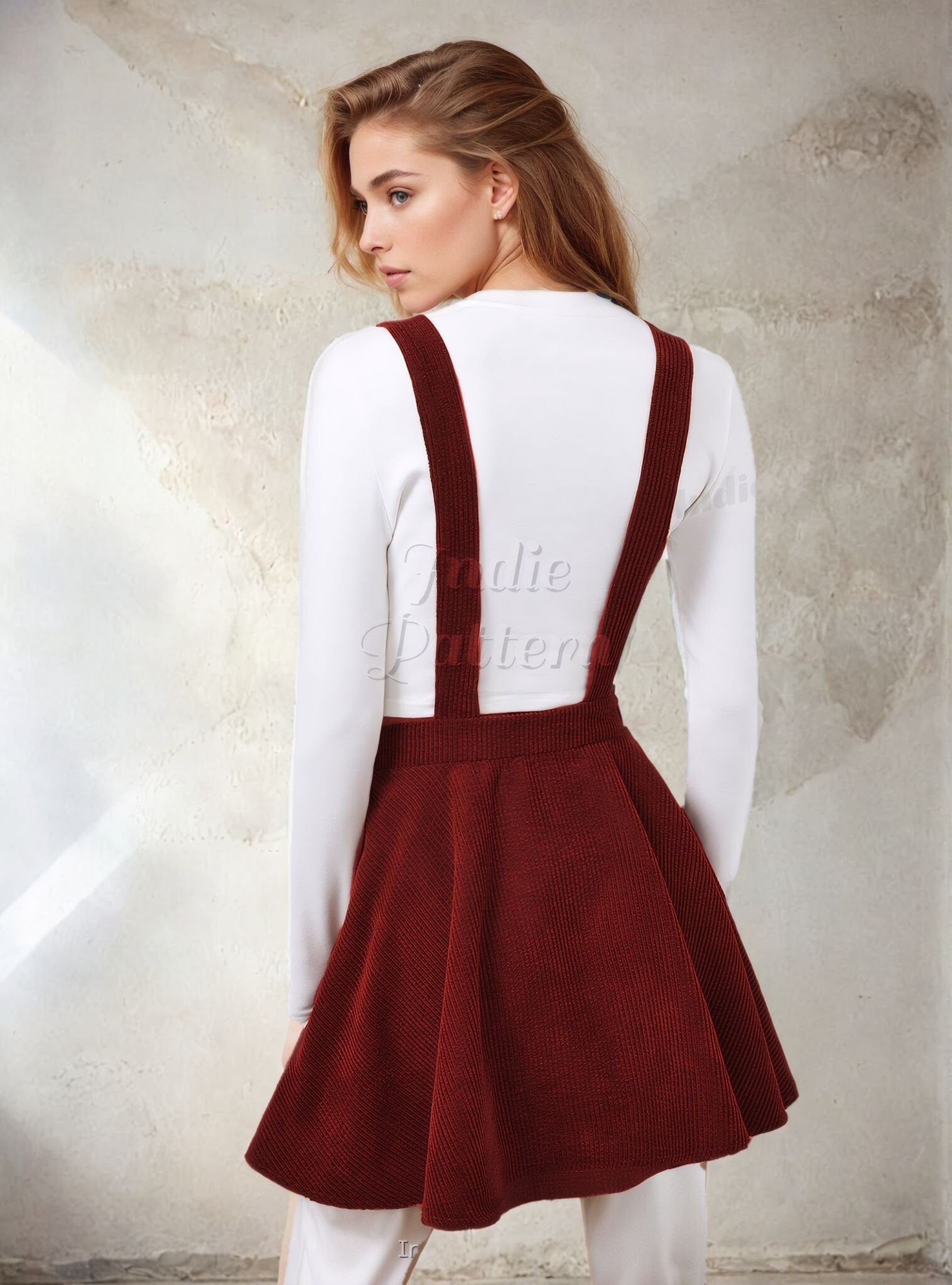 Overall Dress Sewing Pattern, Dress Pattern, Women Dress, Sewing Patterns for Women, Overall Pinafore Dress, Jumper Dress, Dress Sewing