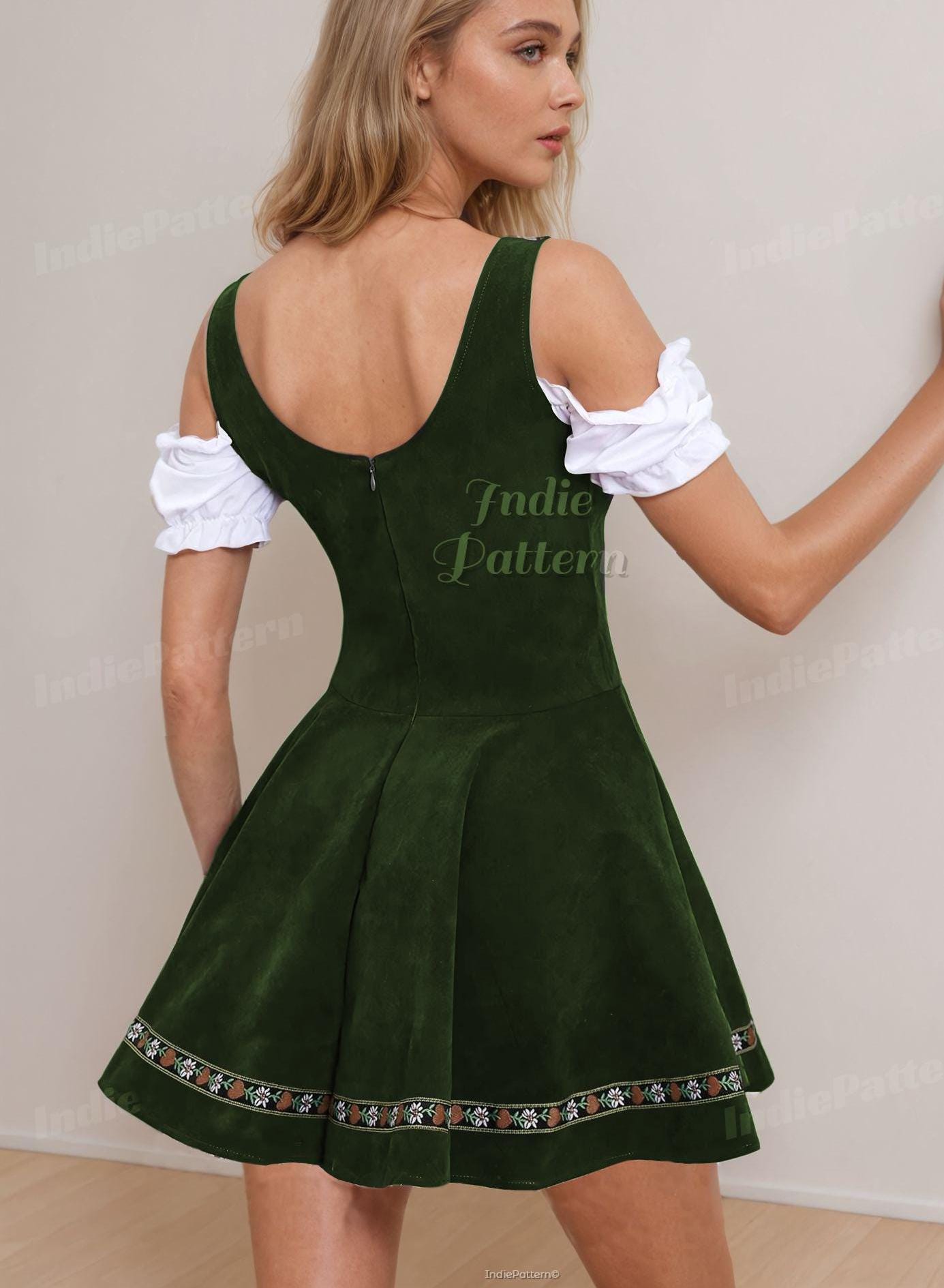 Dirndl Dress Indie Pattern in USA