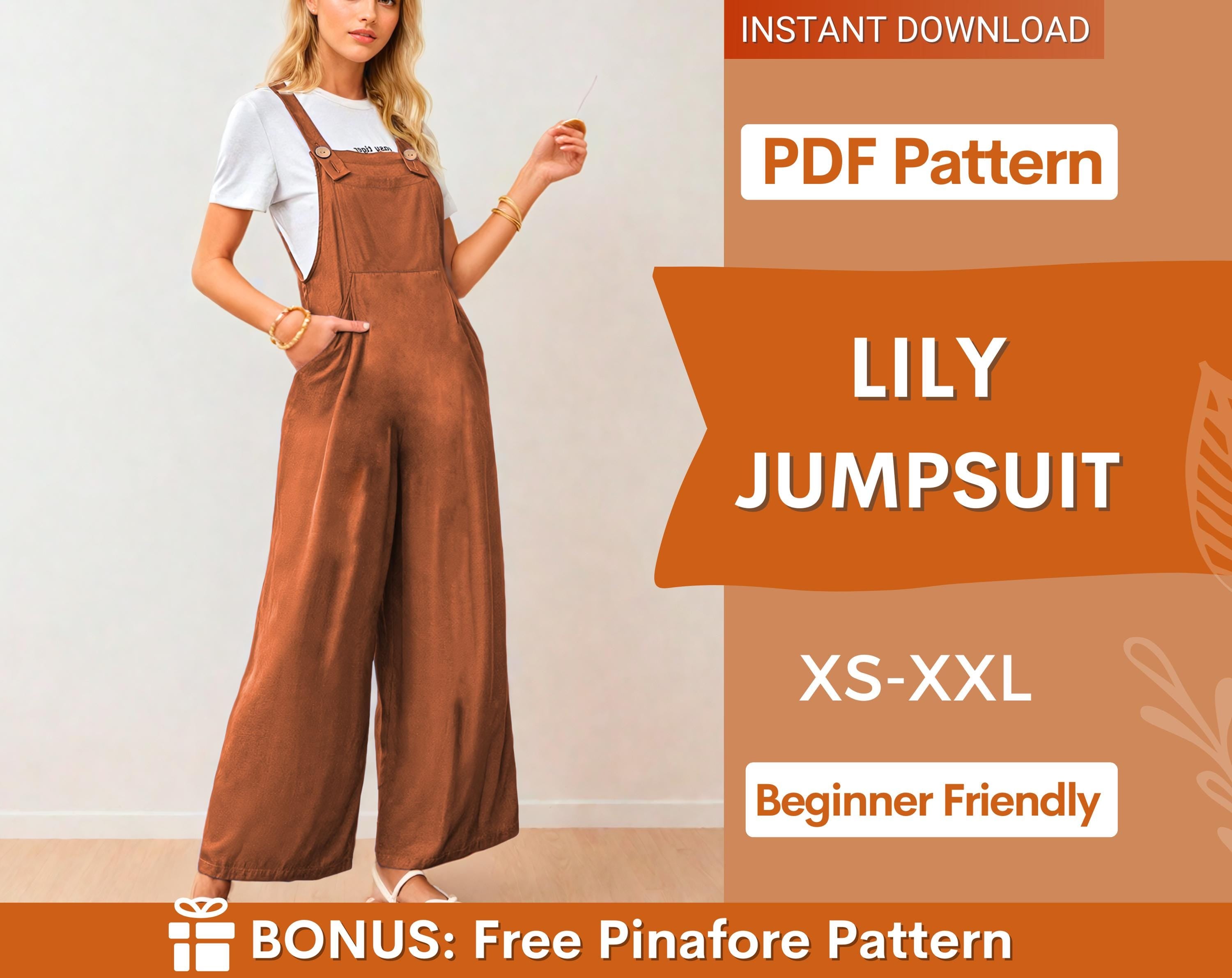 Lily Jumpsuit Indie Pattern in USA
