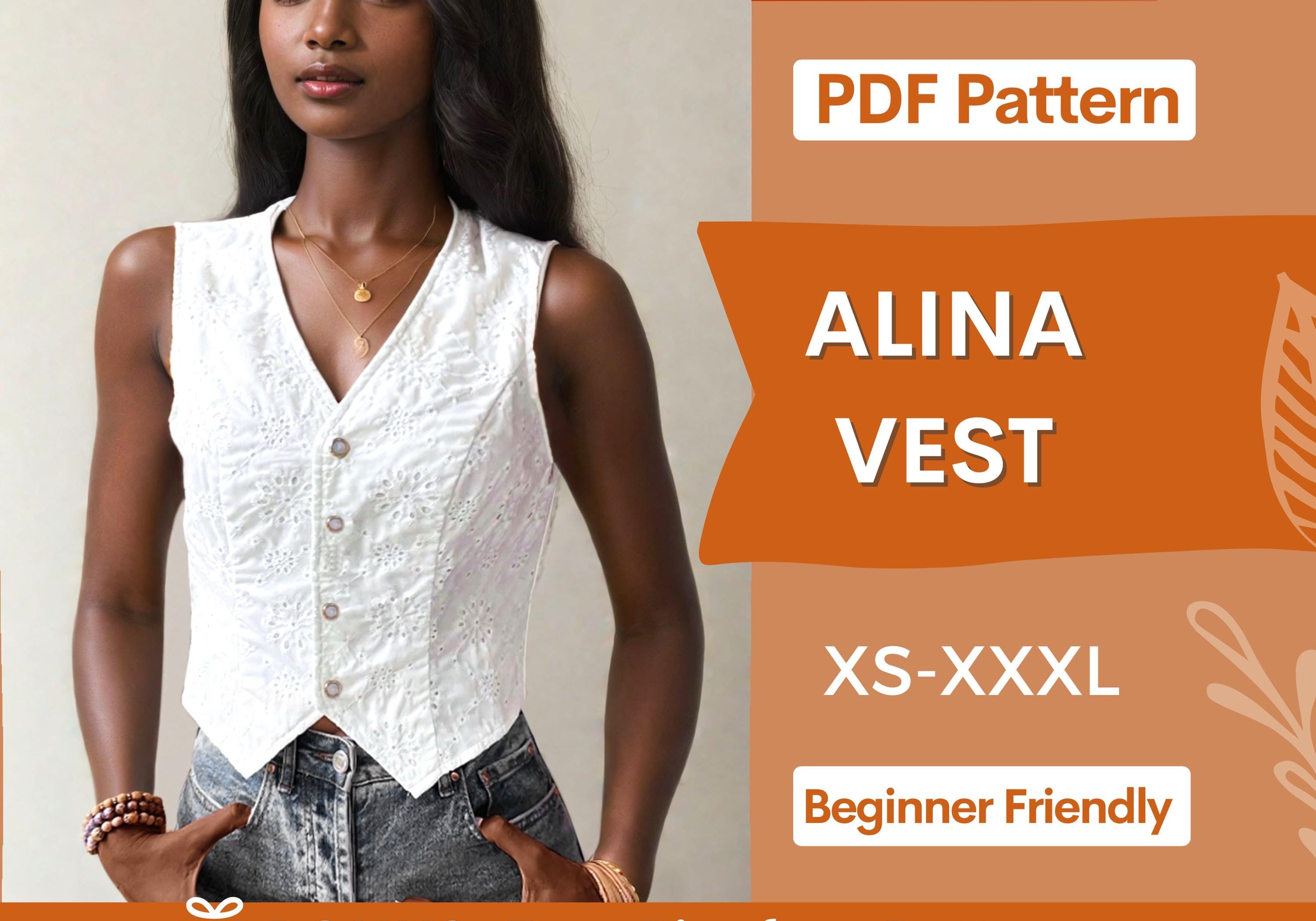 alina vest at indie pattern in USA