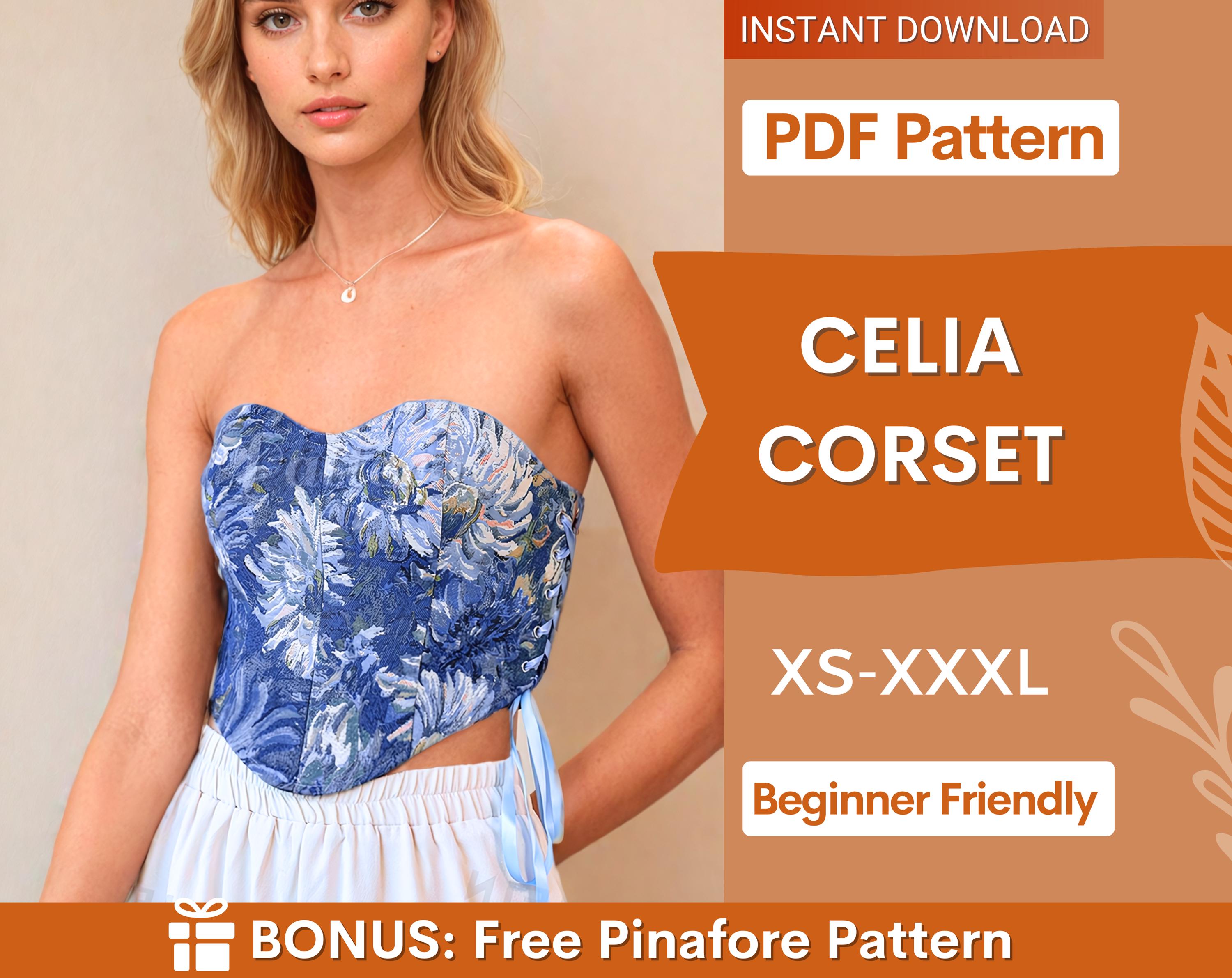 Corset Sewing Pattern – Top & Bodice Pattern for Women – IndiePattern