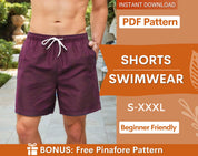 Shorts Swimwear at Indie Pattern in USA
