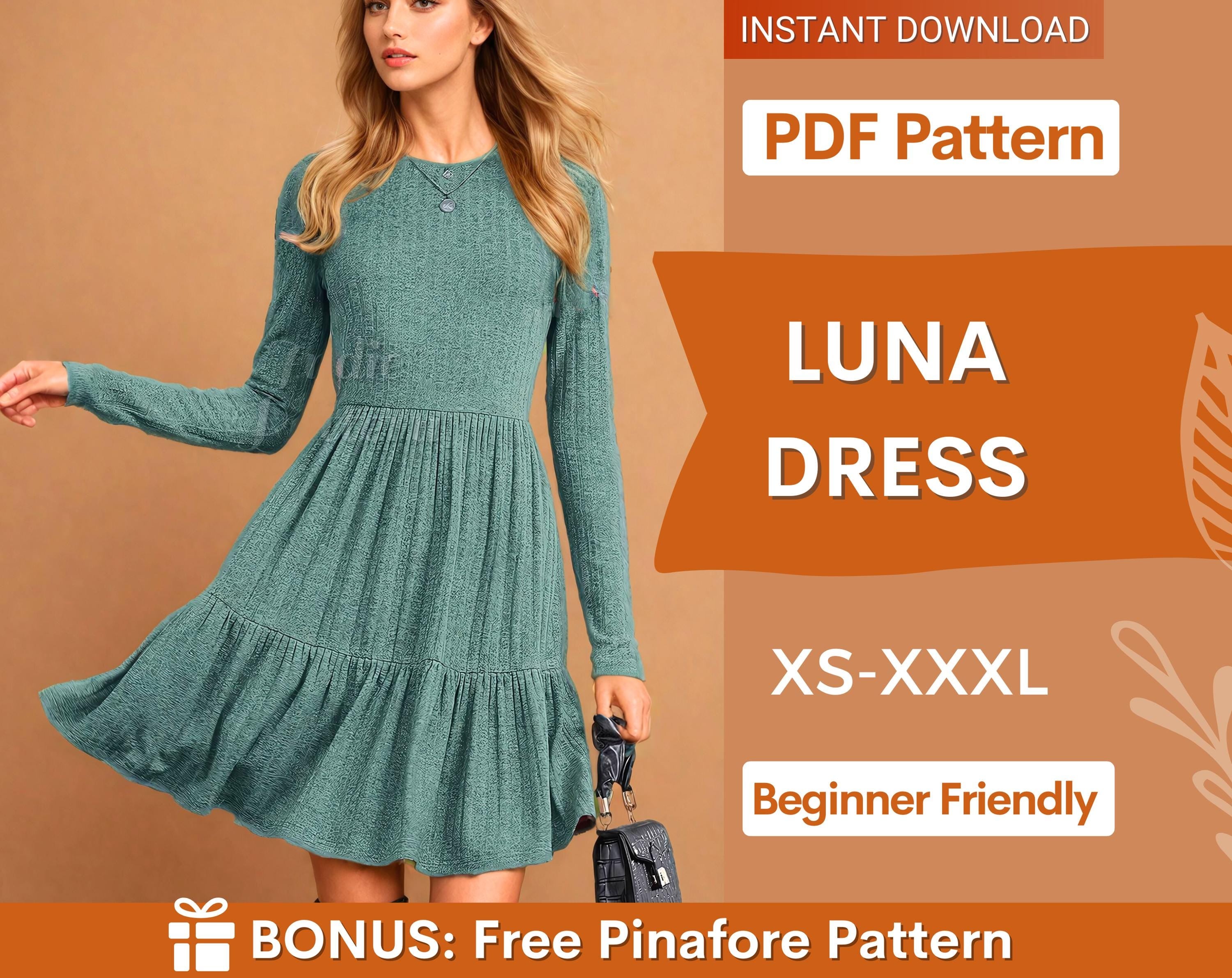Luna dress Indie Pattern in USA