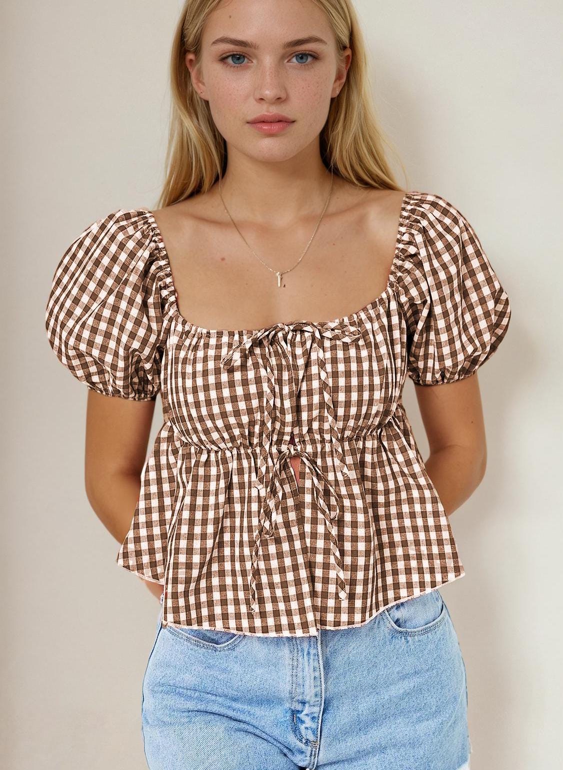 peplum blouse at indie pattern in USA