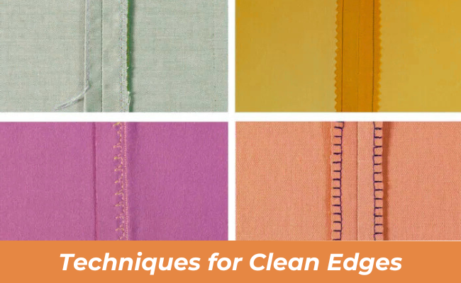 Different Techniques for Clean Edges (videotutorial at the bottom)
