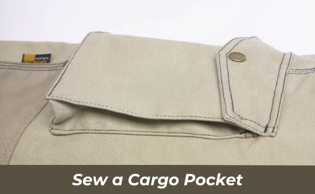 Sew a Cargo Pocket (videotutorial at the bottom)