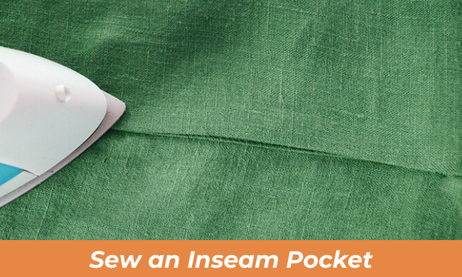 Sew an Inseam Pocket (videotutorial at the bottom)