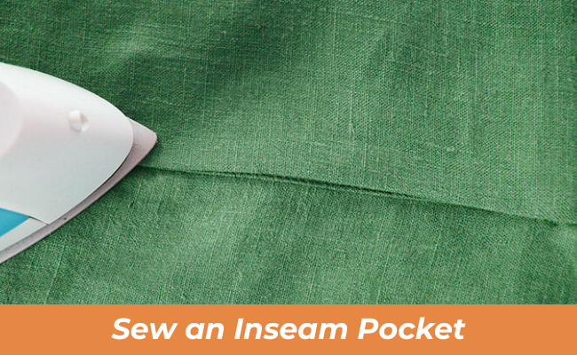 Sew an Inseam Pocket (videotutorial at the bottom)
