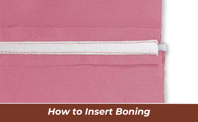 How to Insert Boning (videotutorial at the bottom)