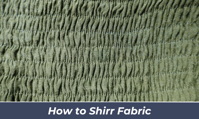 How to Shirr Fabric (videotutorial at the bottom)