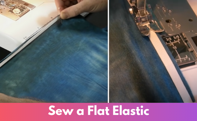 Sew a Flat Elastic (videotutorial at the bottom)