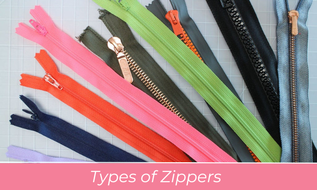 Types of Zippers