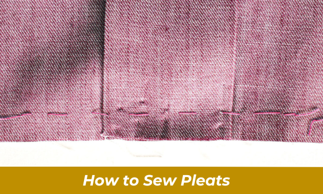 Different techniques to sew Pleats (videotutorial at the bottom)
