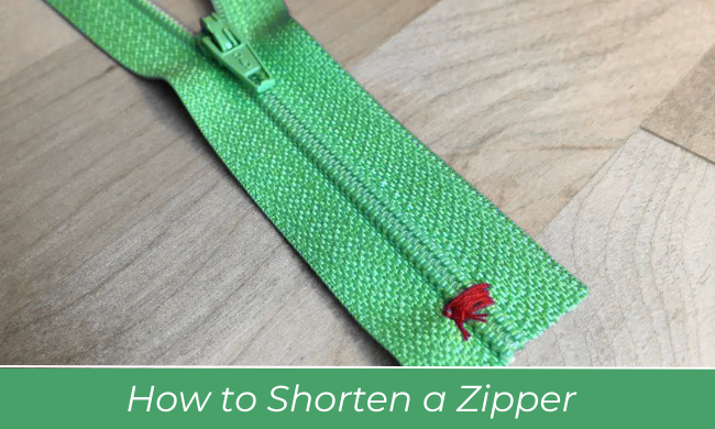 How to Shorten a Zipper (videotutorial)