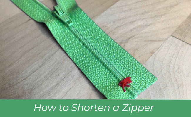 How to Shorten a Zipper (videotutorial)