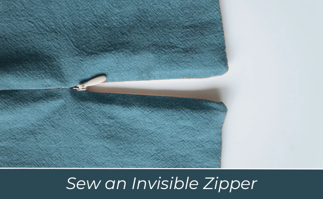 Sew an Invisible Zipper (videotutorial)