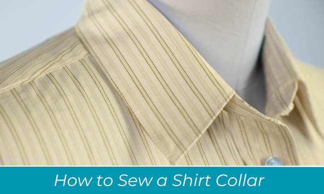 How to Sew a Shirt Collar (videotutorial)