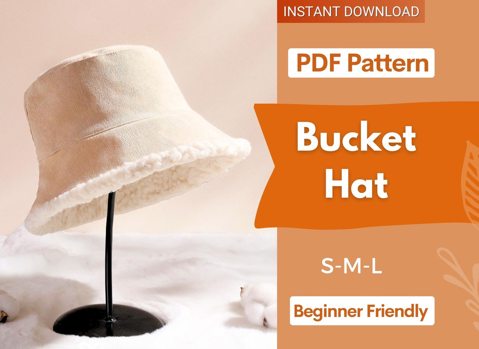 Free Bucket Hat Pattern – Beginner Friendly & Lined!