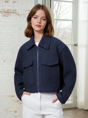 Jacket Sewin Pattern, Zip Up Jacket Pattern, Women Jacket Sewing Pattern, Crop Jacket, Short Jacket, Women Pattern Zipper Jacket