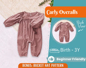 Overalls Sewing Pattern for Kids, Overalls Pattern, Kids Pattern, Jumpsuit Pattern, Beginner Pattern, Sewing Pattern Toddlers, Baby Pattern