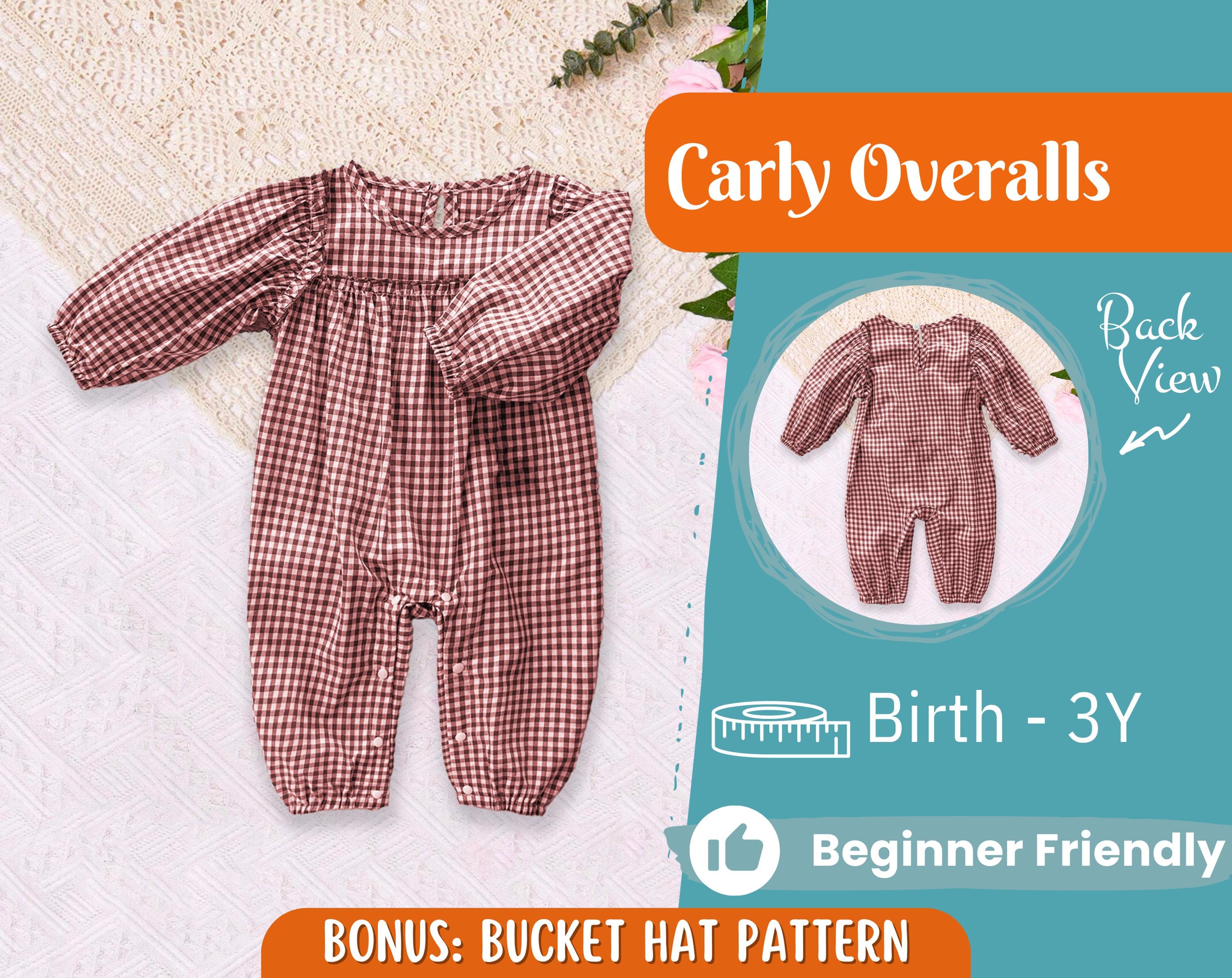 Overalls Sewing Pattern for Kids, Overalls Pattern, Kids Pattern, Jumpsuit Pattern, Beginner Pattern, Sewing Pattern Toddlers, Baby Pattern