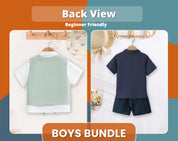 Boys Bundle, Kids Pattern, Sewing Patterns for Kids, PDF Pattern, Beginner Pattern, Romper Pattern, Kids Sewing Patterns, Shirt Pattern