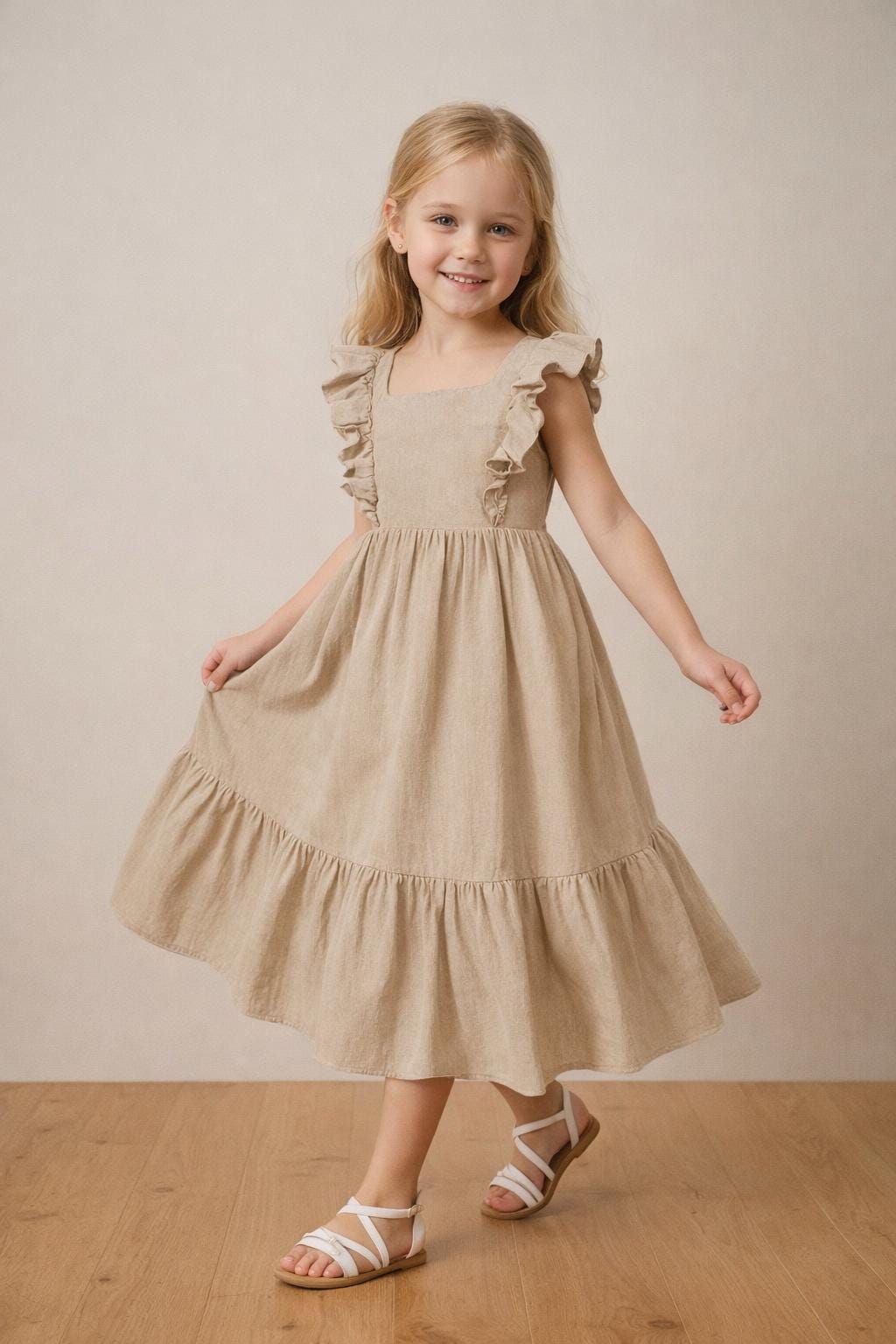 Dress Sewing Pattern for Kids, Dress Pattern, Kids Pattern, Long Dress Pattern, Beginner Pattern, Sewing Pattern Toddlers, PDF Pattern