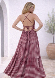 Maxi Dress Sewing Pattern | XS-XXXL | Dress Pattern | Summer Dress Pattern | Women Sewing Pattern | Backless Dress Pattern Sleveless