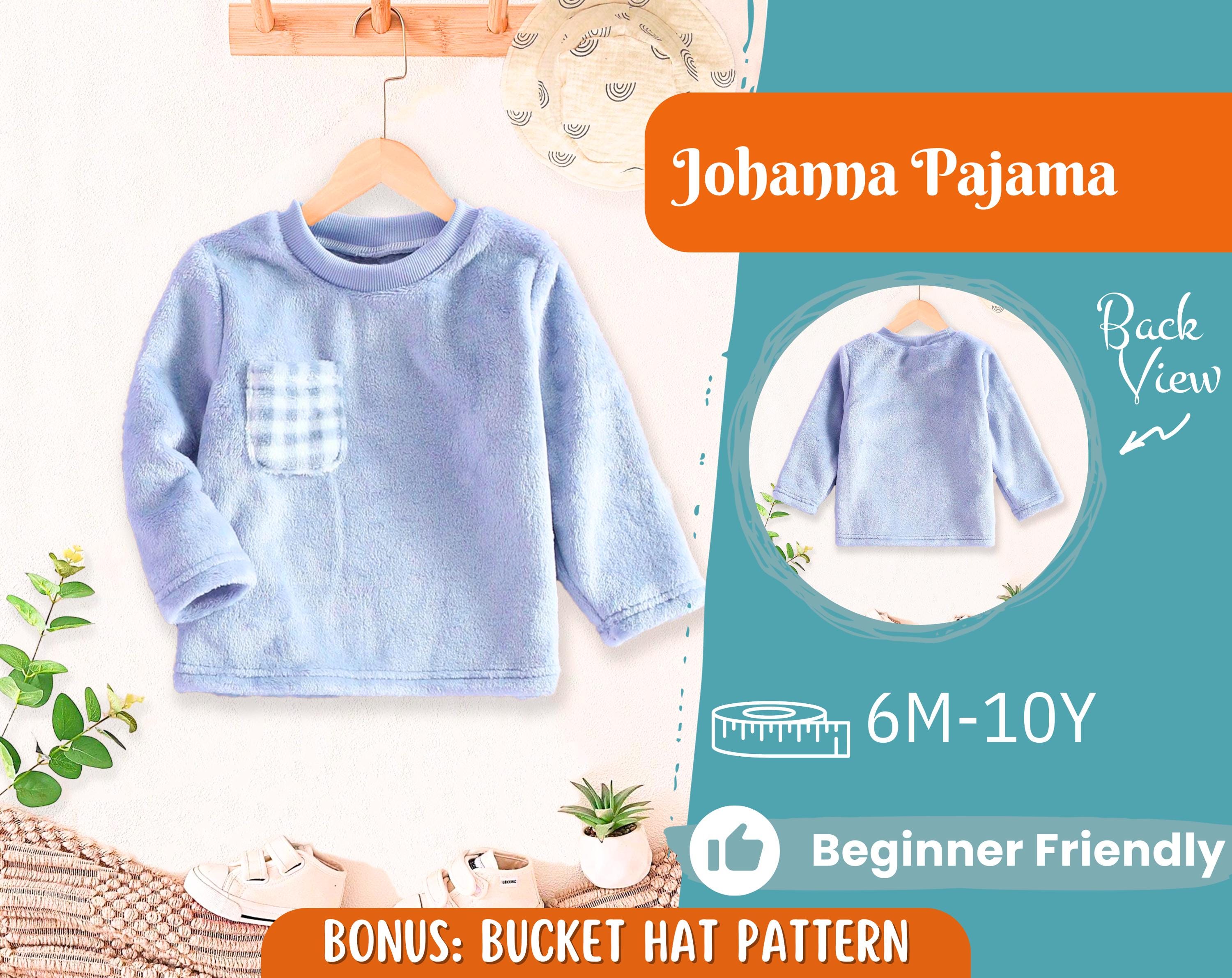 Pajama Sweatshirt Sewing Pattern for Kids, Sweatshirt Pattern, Kids Pattern, PDF Pattern, Beginner Pattern, Sewing Pattern Toddlers, Pyjamas