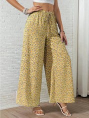 Summer Pants Pattern | Wide Leg Pants, Palazzo Pants Sewing Pattern, Elastic Waistband Wide Leg Pants Pants Pattern, Beginner Sewing Pattern
