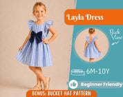 Dress Sewing Pattern for Kids, Dress Pattern, Kids Sewing Pattern, Dress for Girl, Beginner Pattern, Sewing Pattern Toddlers, PDF Pattern