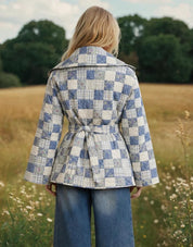 Coat Sewing Pattern with Lining | Quilted Coat Sewing Pattern |  Women Jacket Pattern | Jacket Sewing Pattern PDF | Women Sewing Pattern