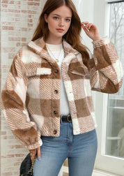 Jacket Sewing Pattern, Women Sewing Pattern, Teddy Jacket Pattern, Button Jacket, Beginner Sewing Pattern, Sewing Pattern Jacket Coat