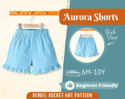 Shorts Sewing Pattern for Kids, Shorts Pattern, Kids Pattern, PDF Pattern, Beginner Pattern, Sewing Pattern Toddlers, Baby Sewing Pattern
