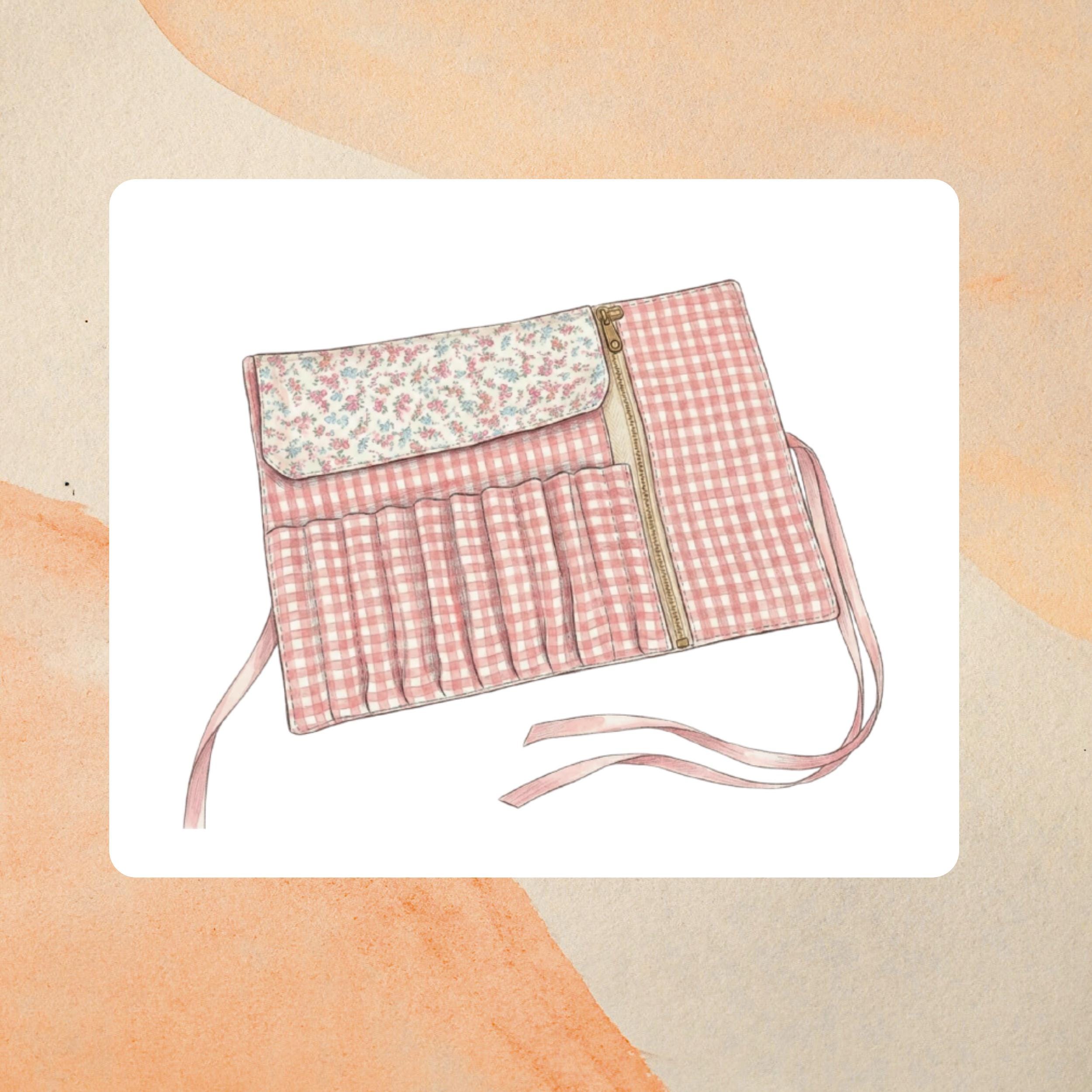 Makeup Bag Sewing Pattern | Beginner Bag Pattern | Make Up Bag Pattern | Easy Bag