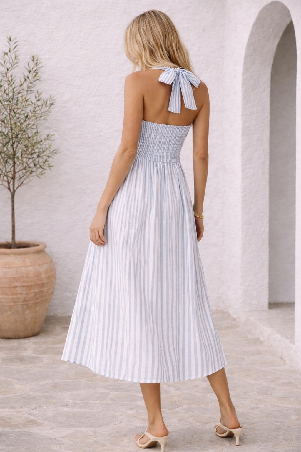 Alyssa Dress Sewing Pattern | Summer Dress Sewing Pattern | Women Pattern | Halter Dress Pattern for Women | Halter Dress | Midi Dress