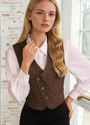Women Vest Sewing Pattern, Waistcoat Pattern, Sewing Patterns, Women Pattern, Vest pattern, Top Sewing Pattern for Women, Vintage Vest