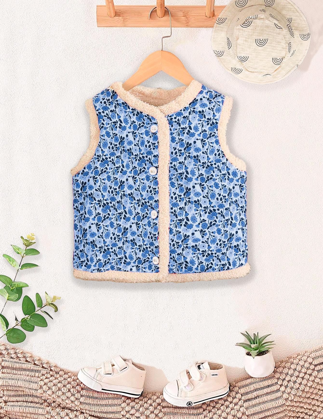 Vest Sewing Pattern for Kids, Teddy Vest Pattern, Kids Pattern, PDF Pattern, Beginner Pattern, Sewing Pattern Toddlers, Kids Vest Pattern