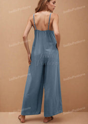 Wide Leg Jumpsuit Pattern | Women Pattern | Overalls pattern | Jumpsuit Pattern | Women Jumpsuits | Sewing Patterns | Overalls for Women