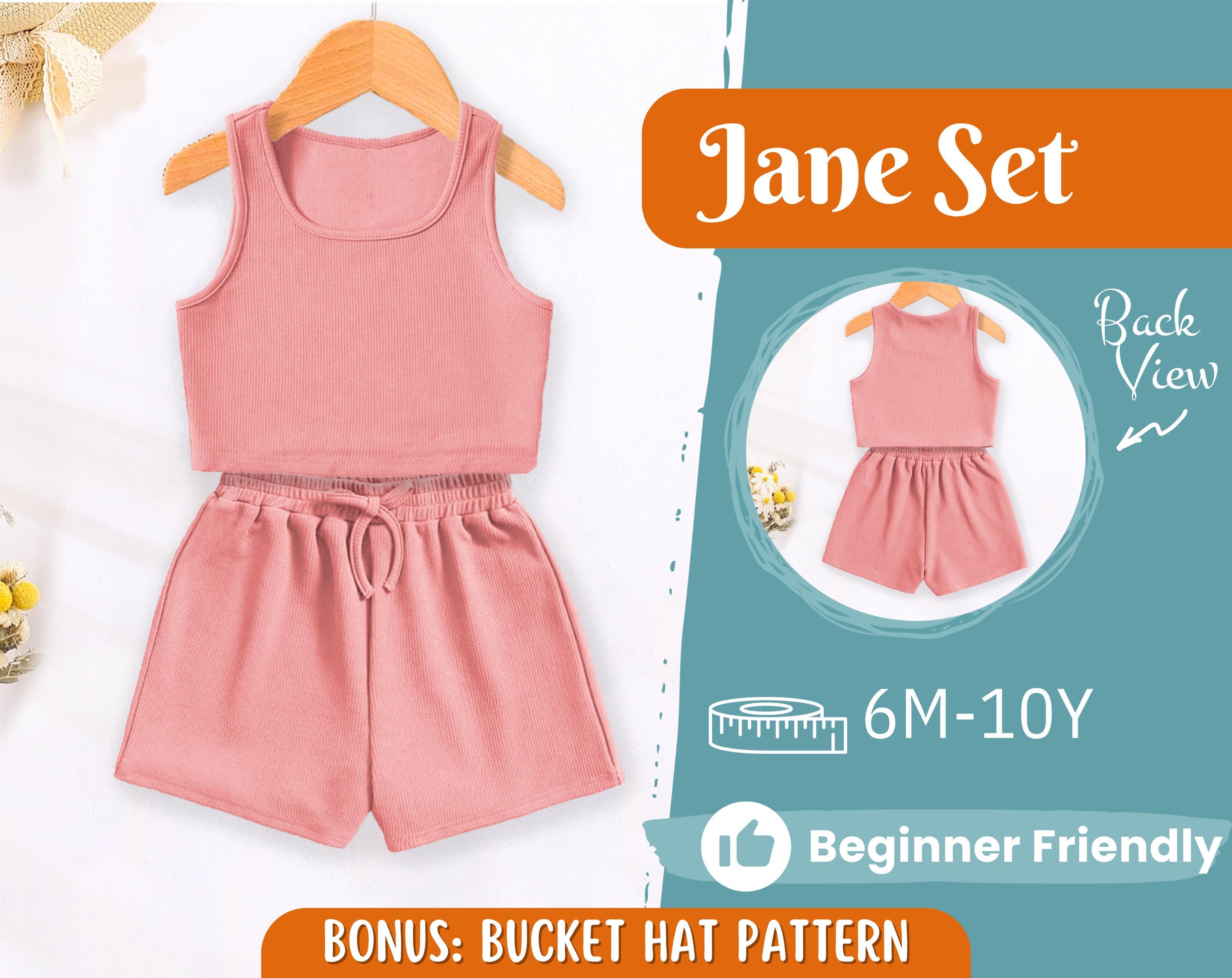 Top and Shorts Pattern for Kids, Top Pattern, Kids Pattern, PDF Pattern, Beginner Pattern, Sewing Pattern Toddlers, Shorts Pattern, Easy Top