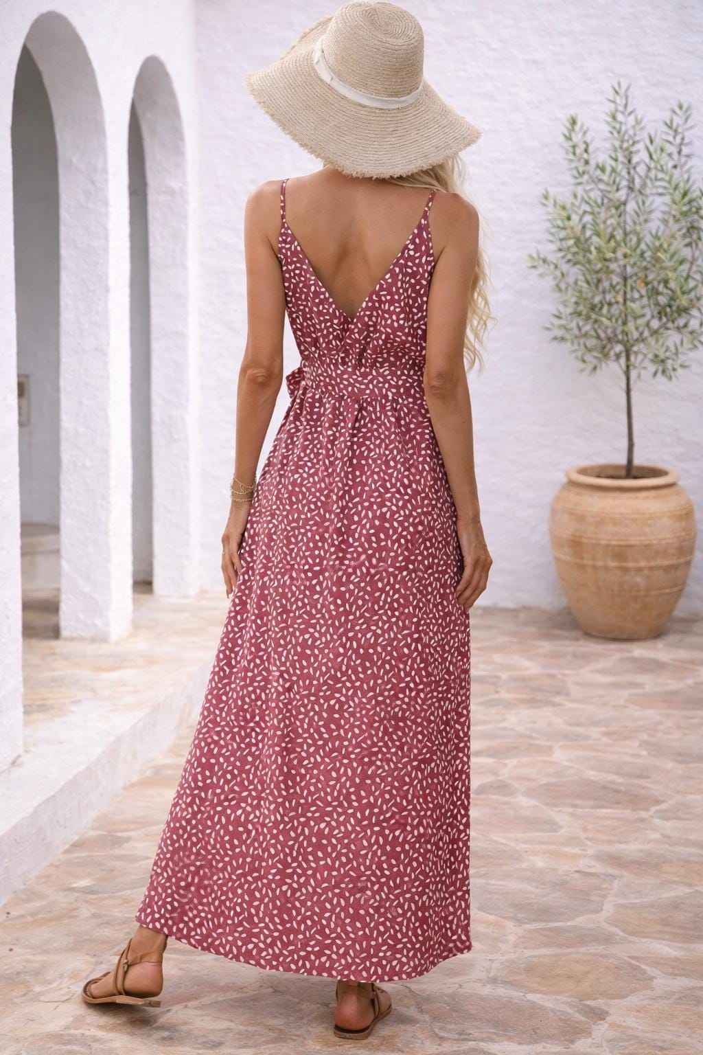 Wrap Dress Sewing Pattern | XS-XXXL | Slit Dress Pattern | Summer Dress Pattern | Women Sewing Pattern | Sleeveless Dress