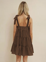 Summer Dress Sewing Pattern | Shoulder Tie Dress Pattern | Tiered Dress Pattern | Gathered Dress Pattern | Ruffle Dress Pattern Women