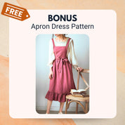 a woman in a pink dress is standing next to a chair