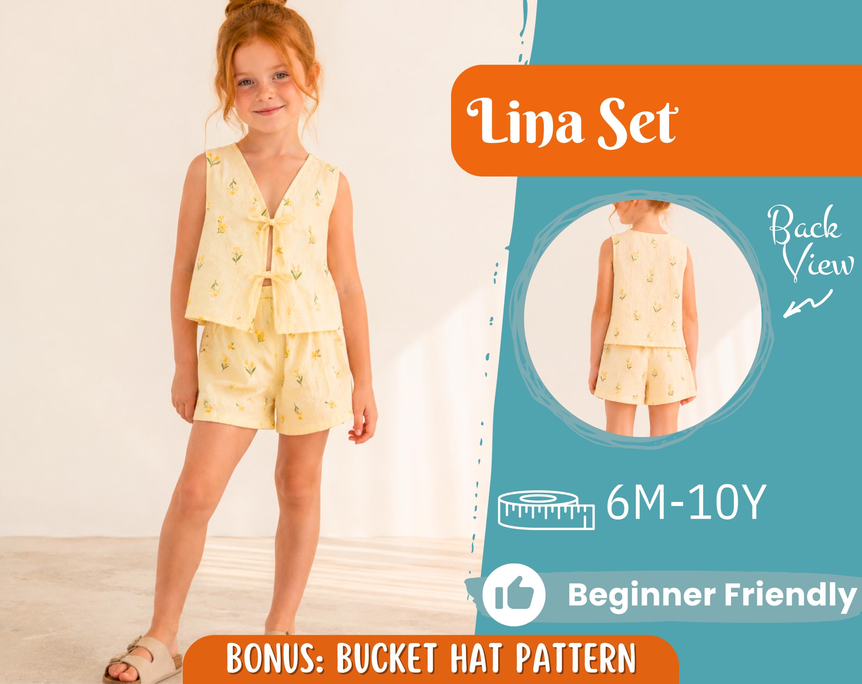 Top and Shorts Pattern for Kids, Top Pattern, Kids Pattern, PDF Pattern, Beginner Pattern, Sewing Pattern Toddlers, Shorts Pattern, Easy Top